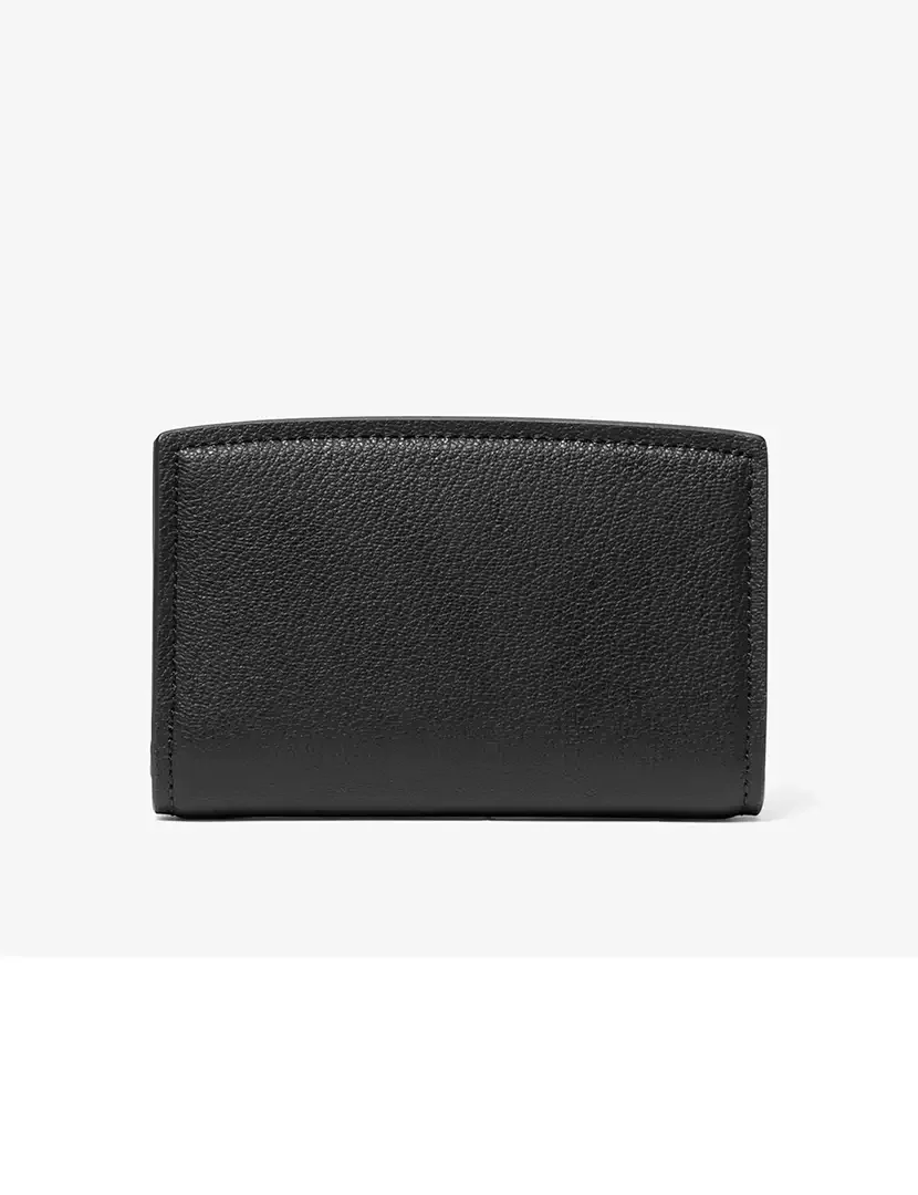 Carteira Bryant Medium Pebbled Leather Black