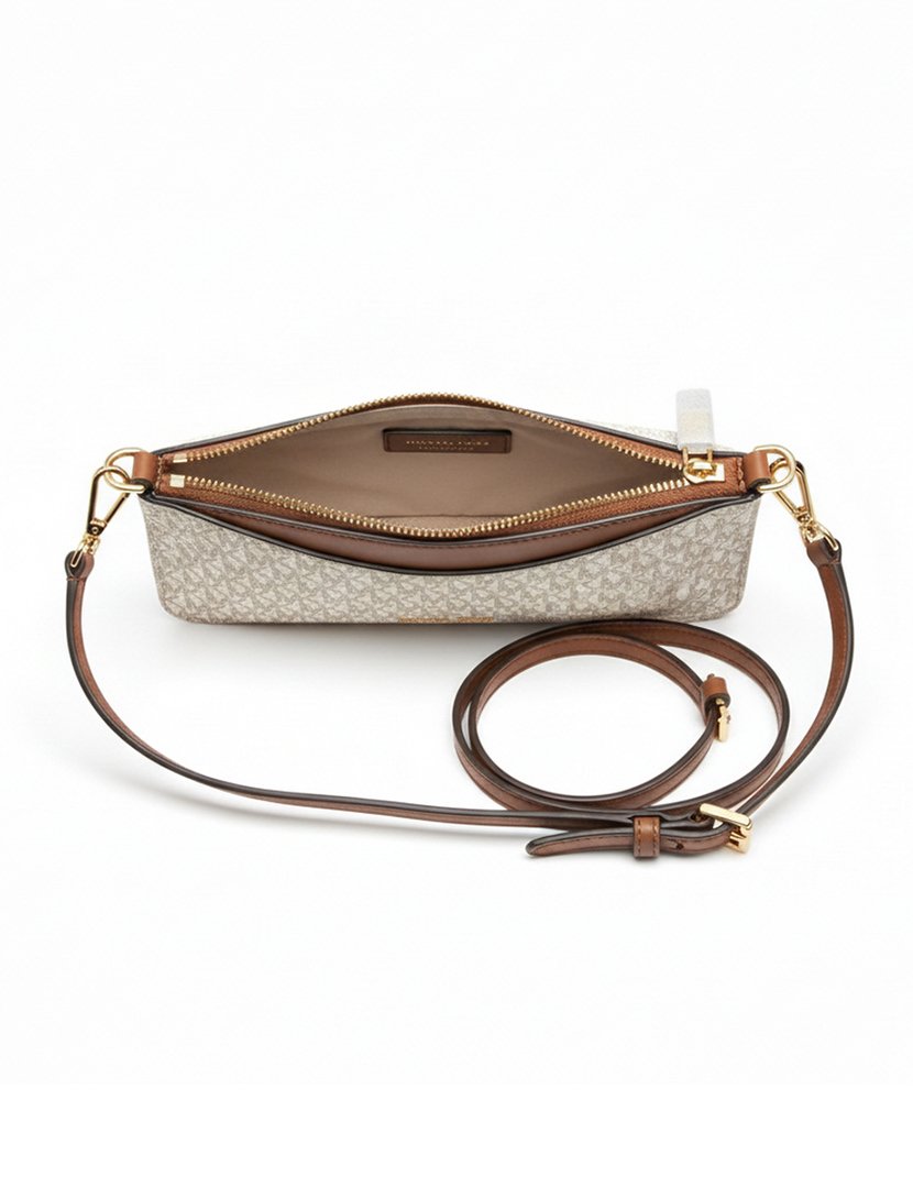 Signature Print Crossbody Bag Vanilla