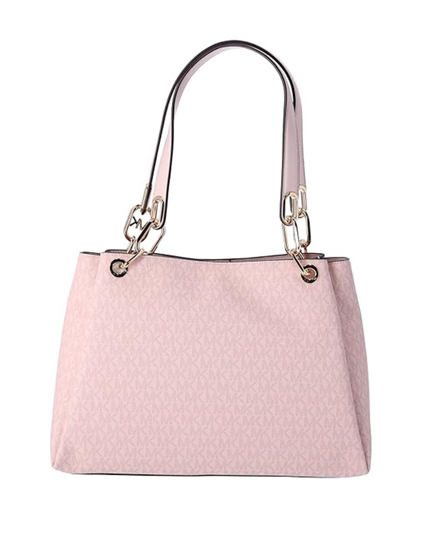 Trisha Triple Gusset Shoulder Bag Pink