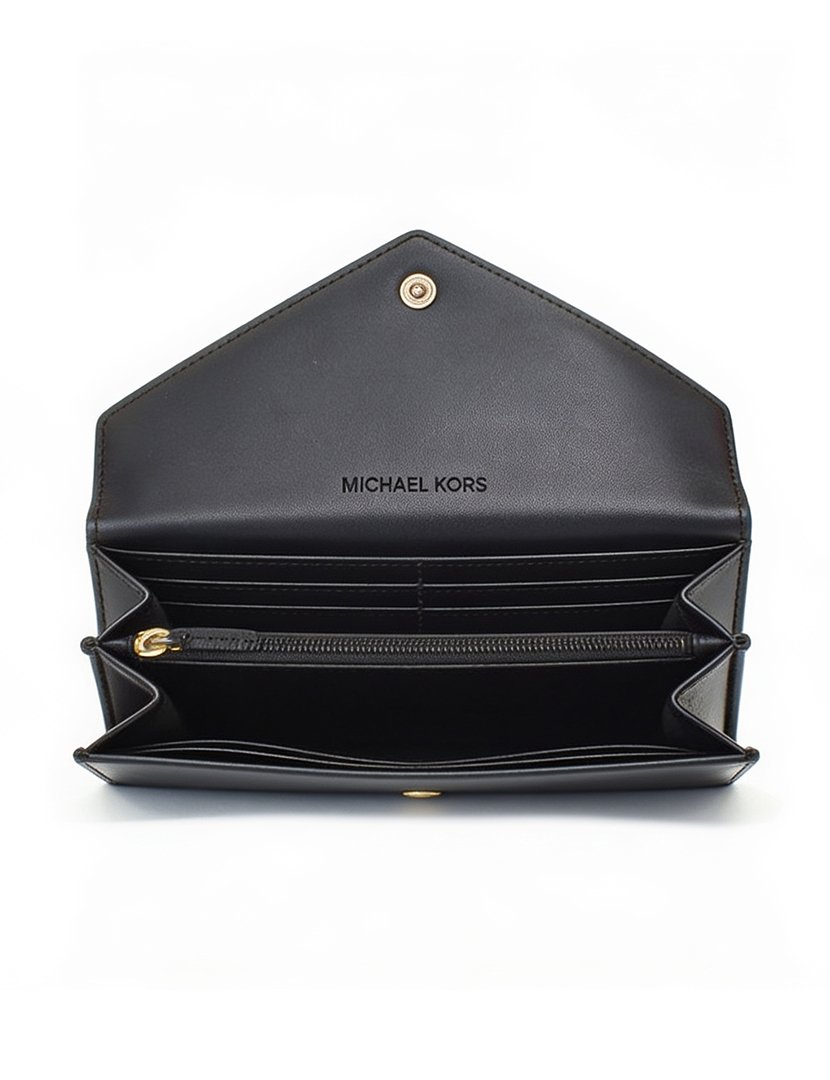 Carteira Envelope Clutch Black