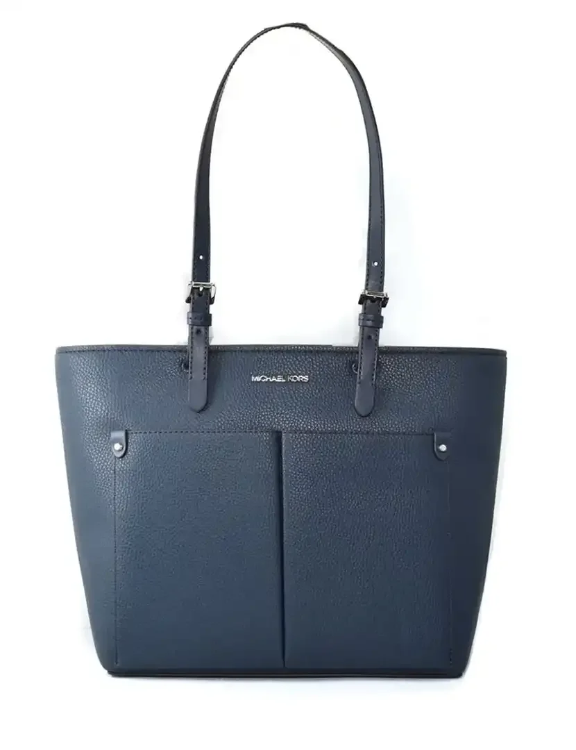 Jet Set Medium Pocket Tote Bag Navy