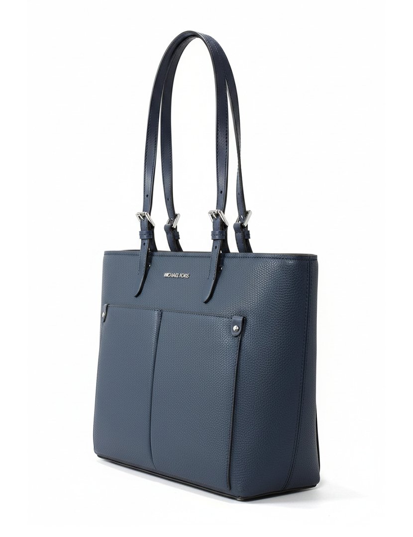 Jet Set Medium Pocket Tote Bag Navy
