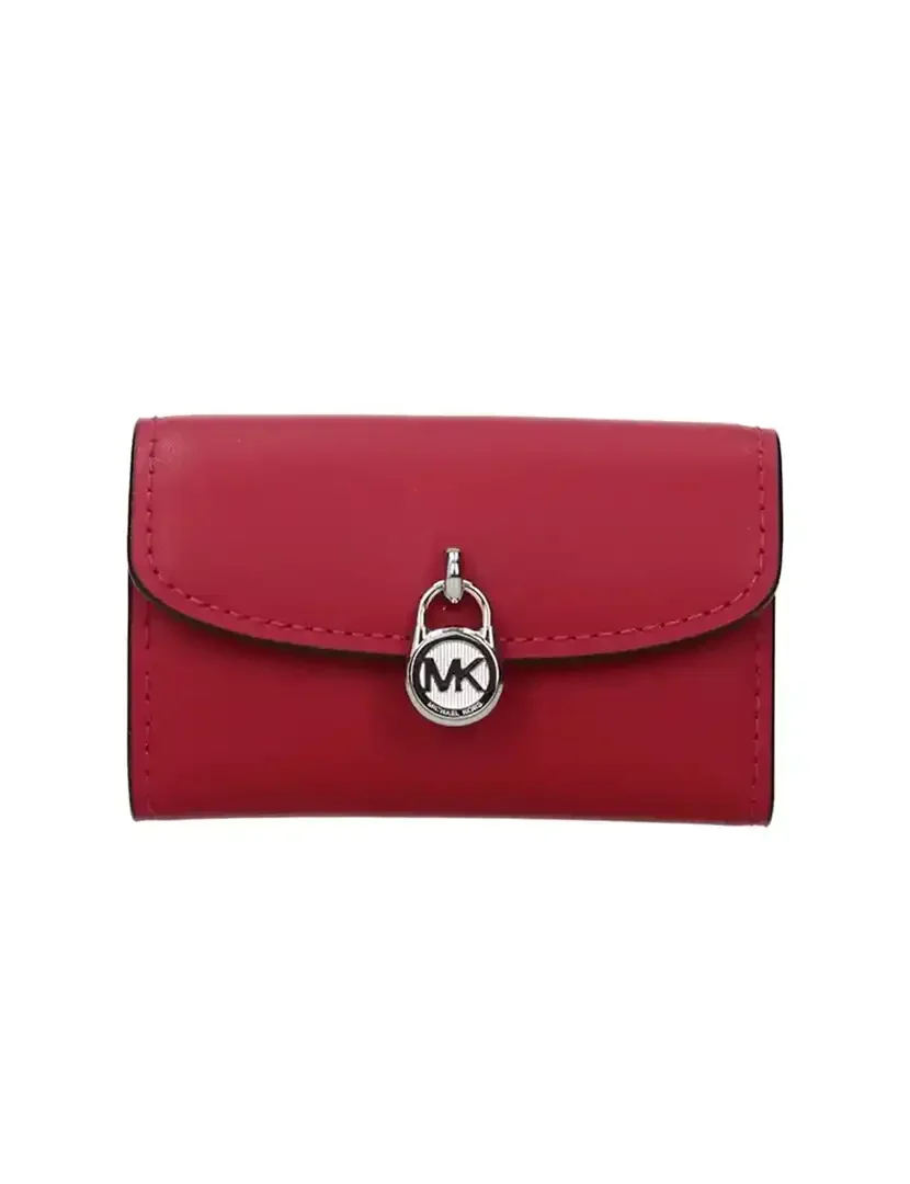 Carteira Lyra Compact Leather Red