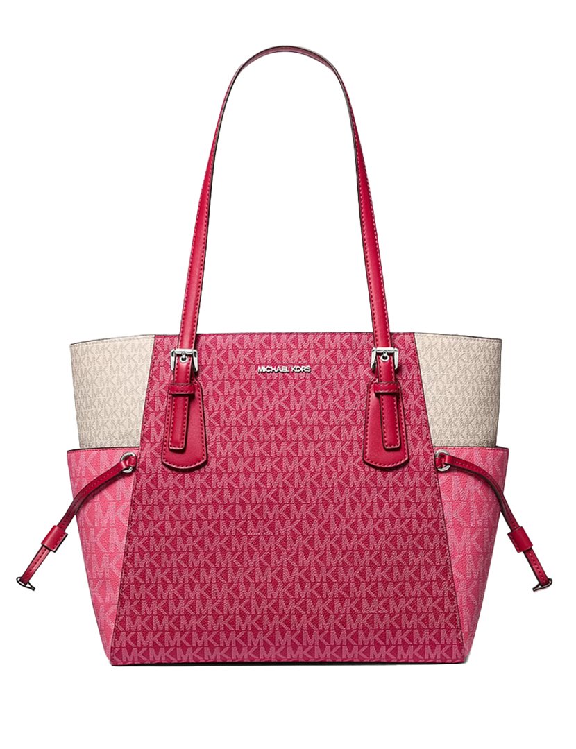 Voyager Large Signature Tote Bag Red