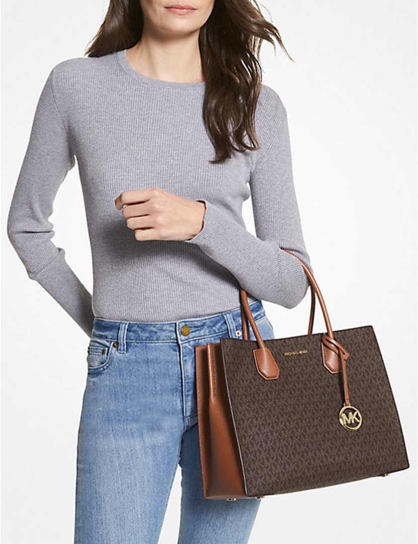 Mercer Signature Tote Bag Brown