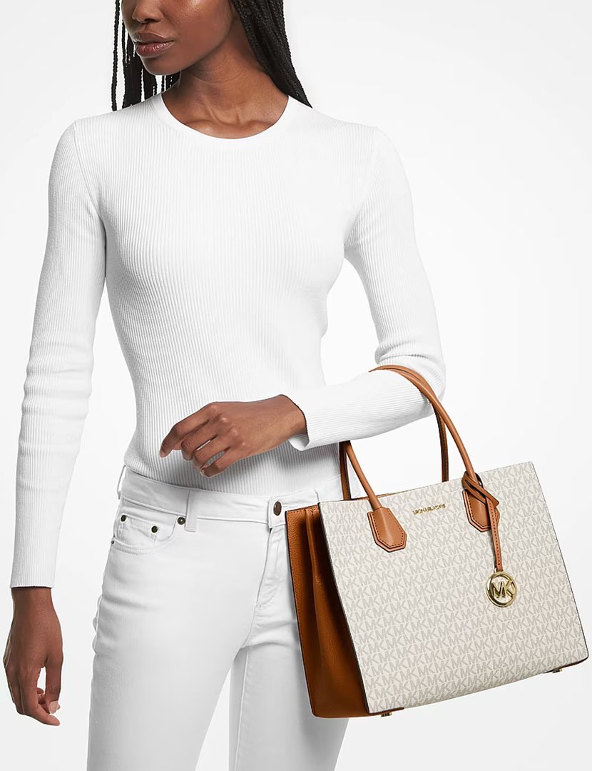 Mercer Signature Tote Bag Vanilla
