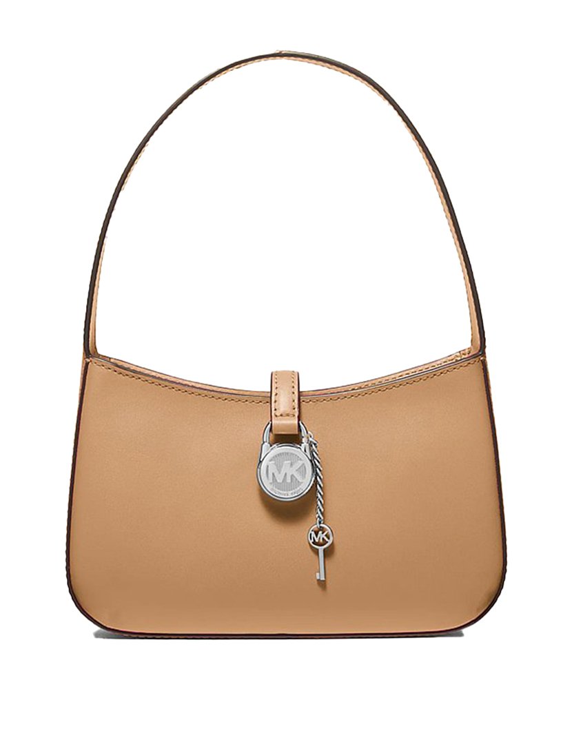 Lyra Leather Shoulder Bag Brown