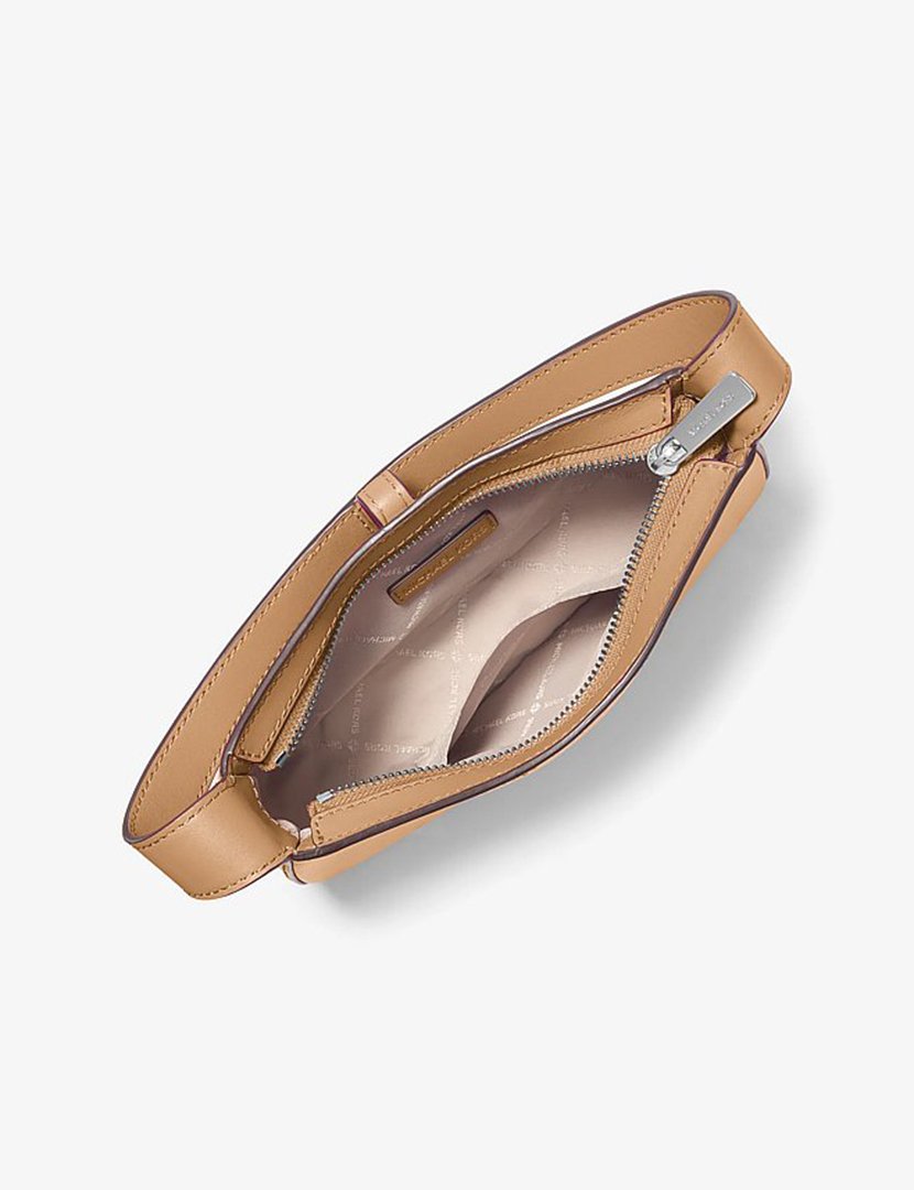 Lyra Leather Shoulder Bag Brown