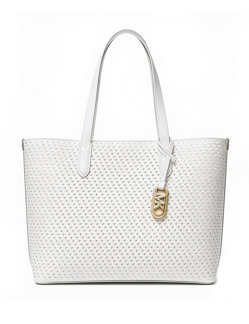 Eva Perforated Tote Bag White