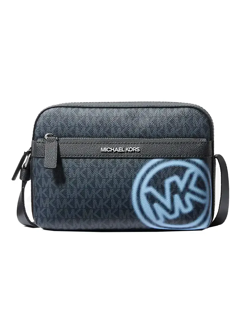 Cooper Logo Crossbody Bag Blue