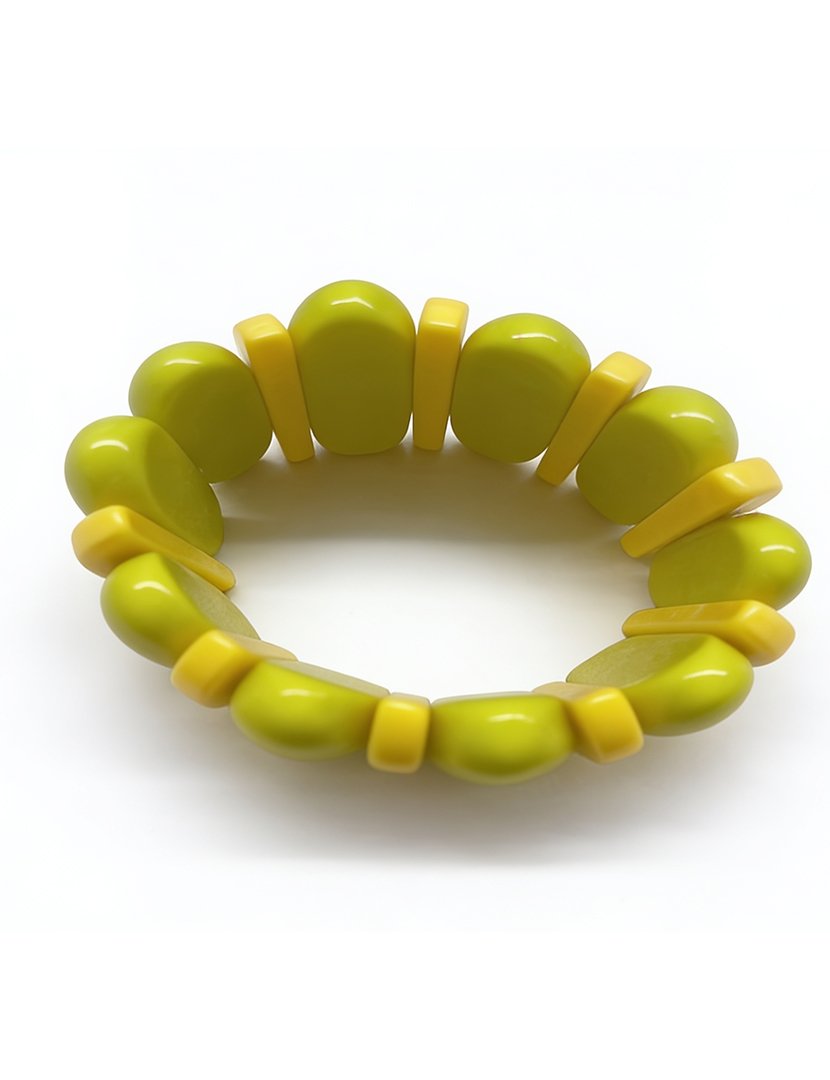 Hard Stone Yellow Bracelet