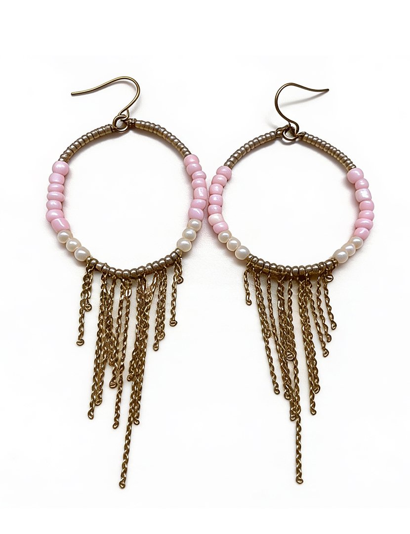 Pink Pearl Rings