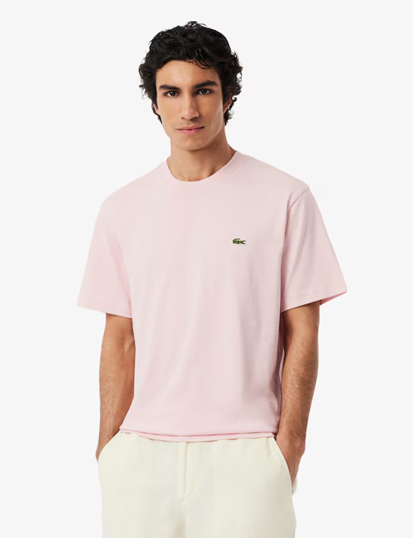 T-Shirt Clássica Rosa Claro