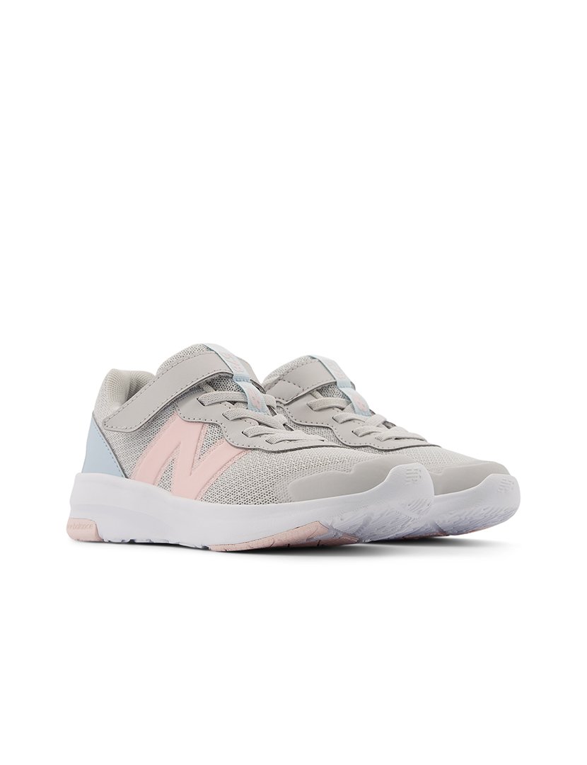 Ténis 578v1 Bungee Lace with Top Strap Grey Matter