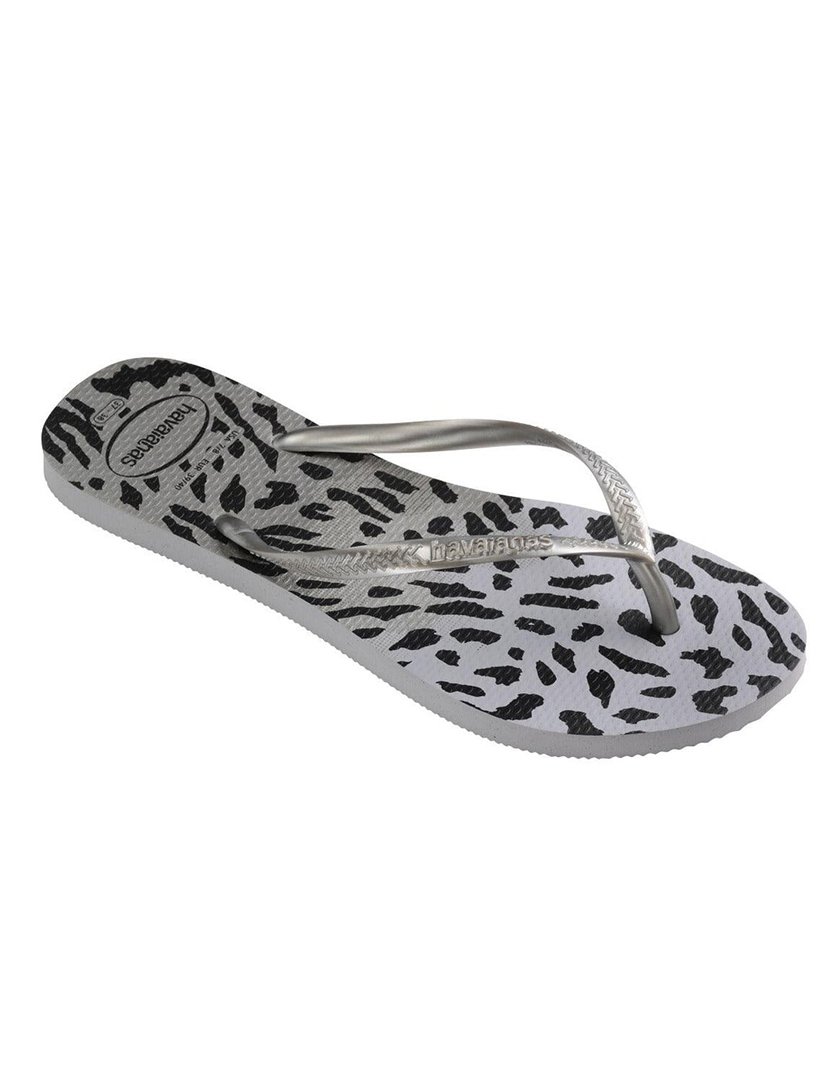 Chinelos Slim Animals Grey