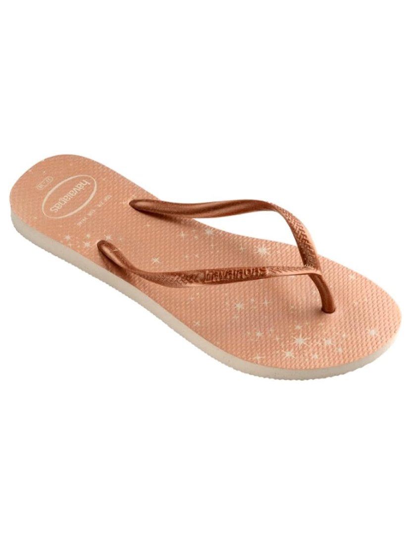 Chinelos Slim Gloss Beige