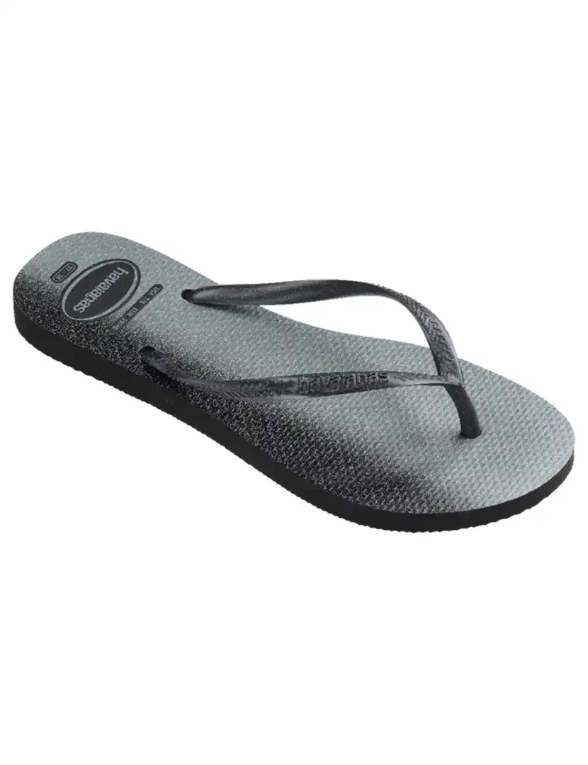 Chinelos Slim Gloss Black
