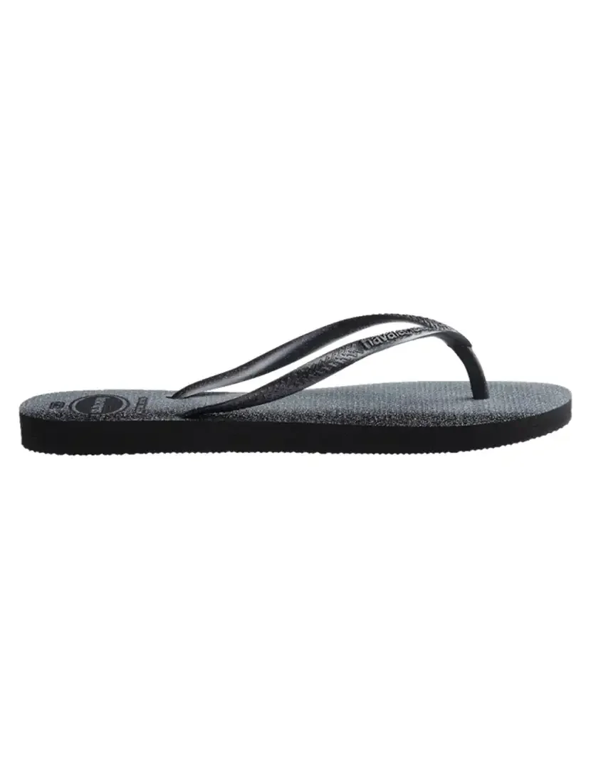 Chinelos Slim Gloss Black