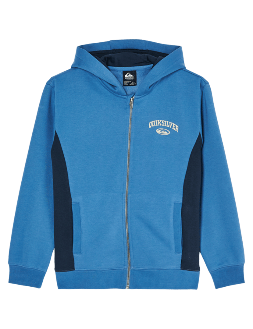 Sweatshirt com fecho No Teacher Azul