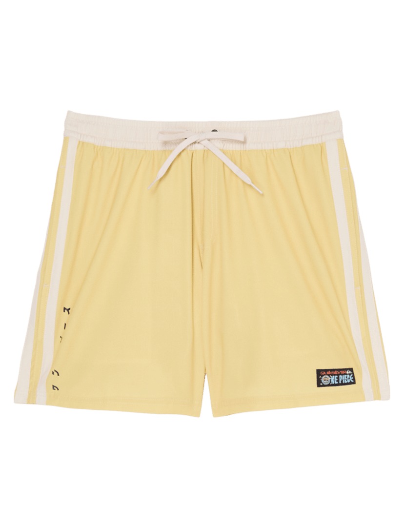 Calções de Banho Opqs Solid Volley 16 Amarelo