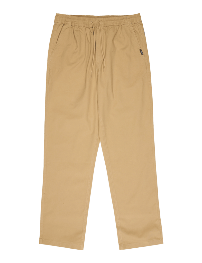 Calças Taxer Regular Twill Castanho