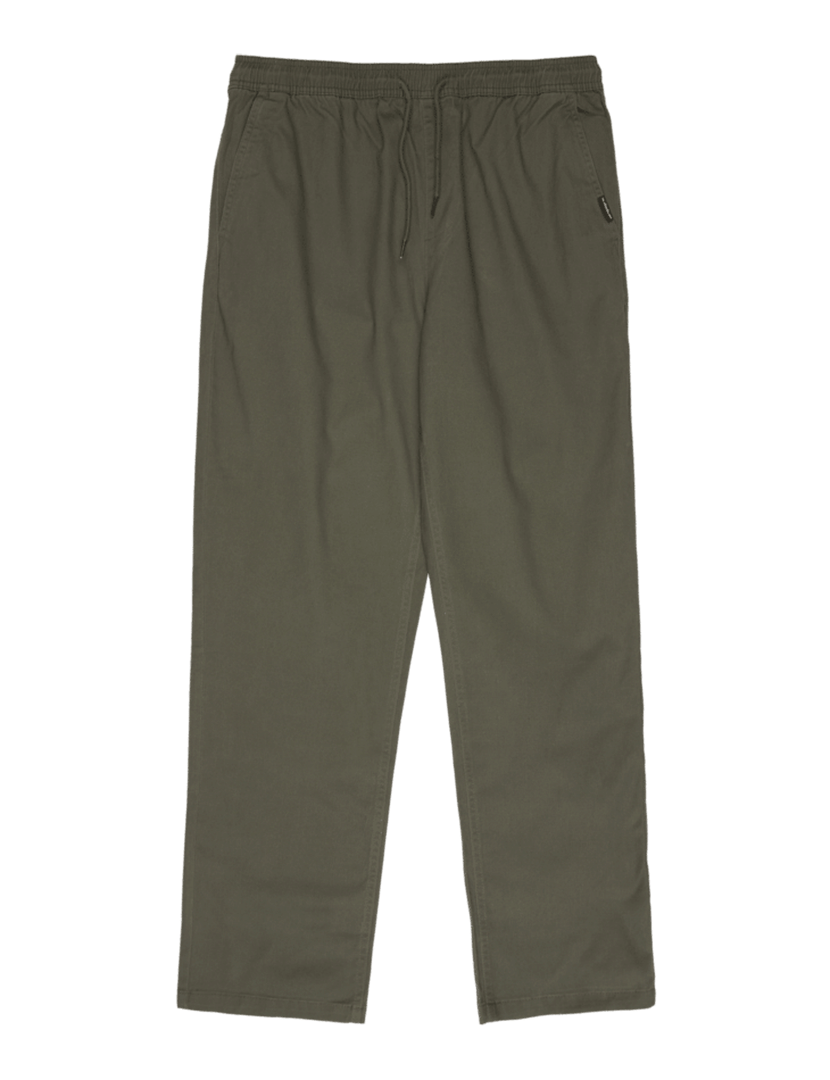 Calças Taxer Regular Twill Castanho