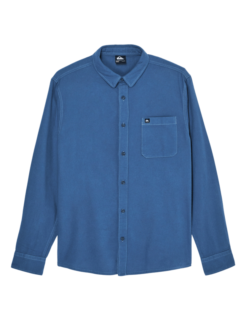 Camisa manga comprida Motherfly Solid Azul