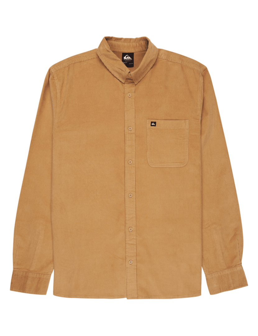 Camisa manga comprida Smoke Trail Cord Castanho
