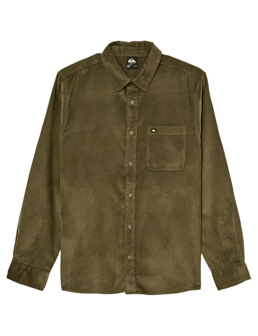Camisa manga comprida Smoke Trail Cord Castanho