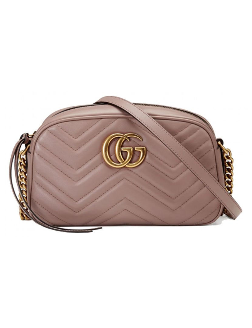 GG Marmont Matelassé Small Camera Bag