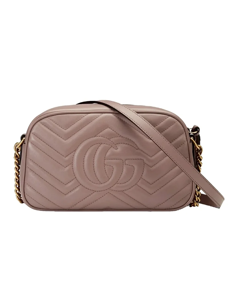 GG Marmont Matelassé Small Camera Bag