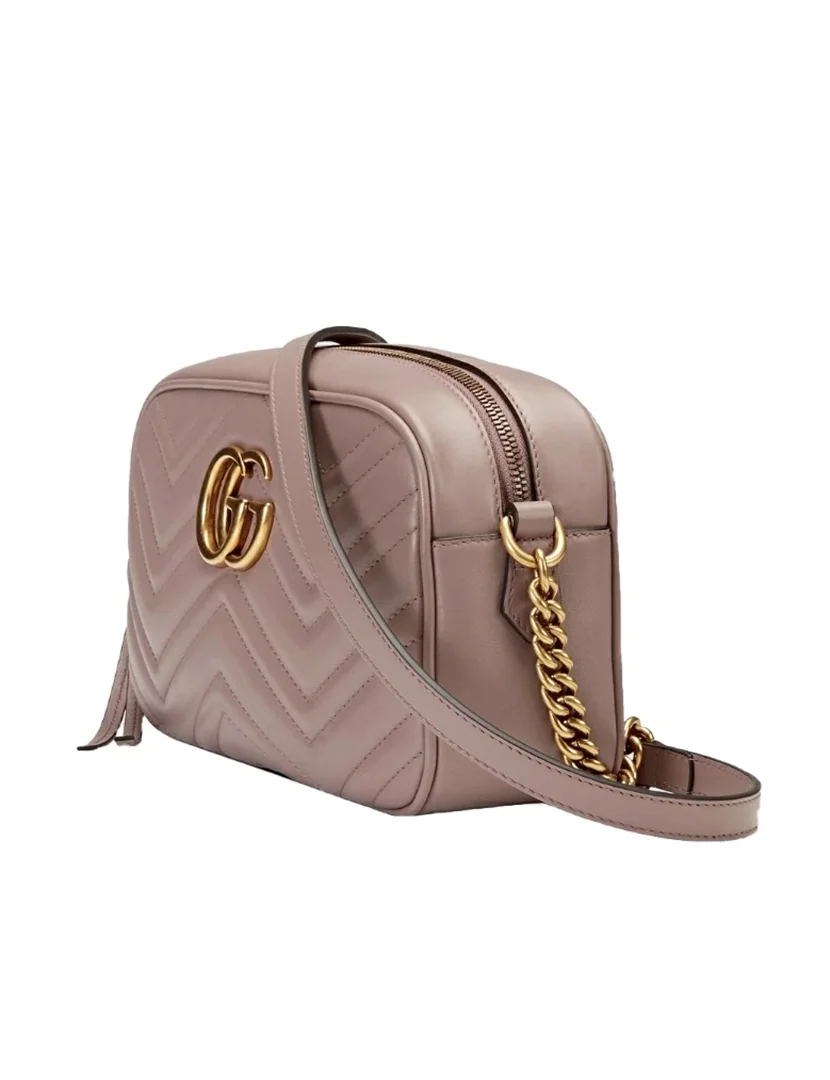 GG Marmont Matelassé Small Camera Bag