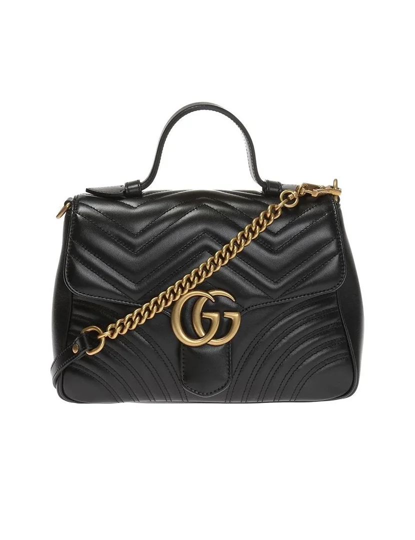 GG Marmont Small Top Handle Bag