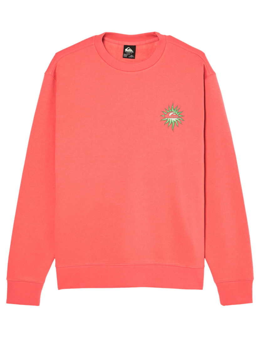 Sweatshirt Salt Water Flow Crew Vermelho