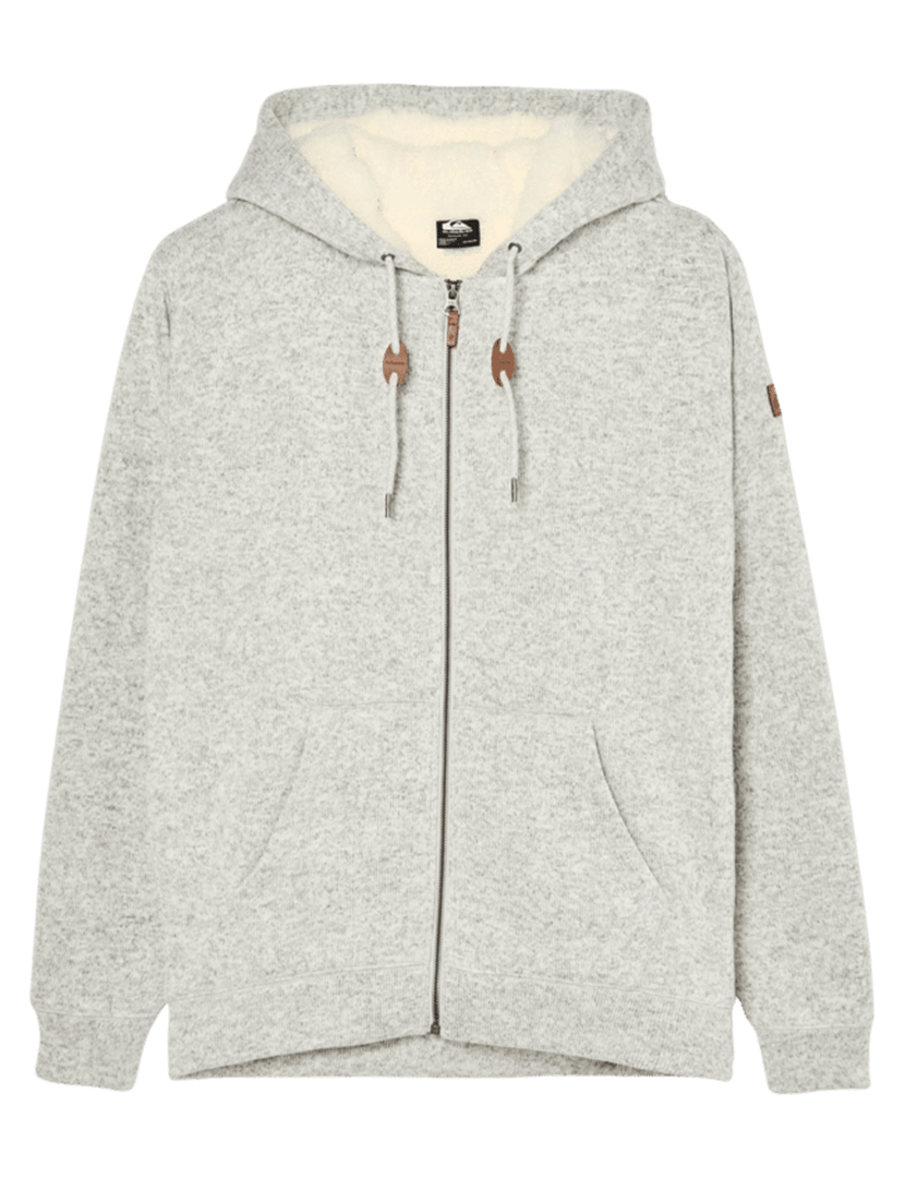 Sweatshirt com fecho Keller Sherpa Cinza