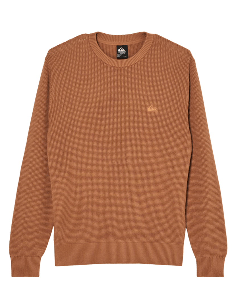 Sweatshirt Waffle Sweater Castanho