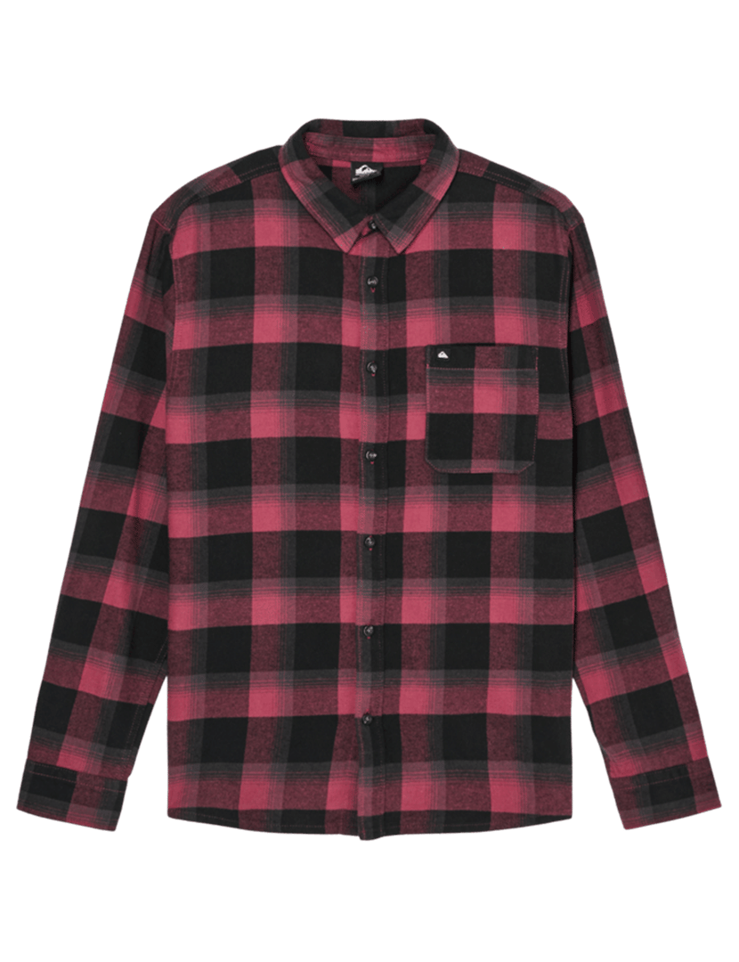 Camisa de manga comprida Motherfly Plaid Vermelho