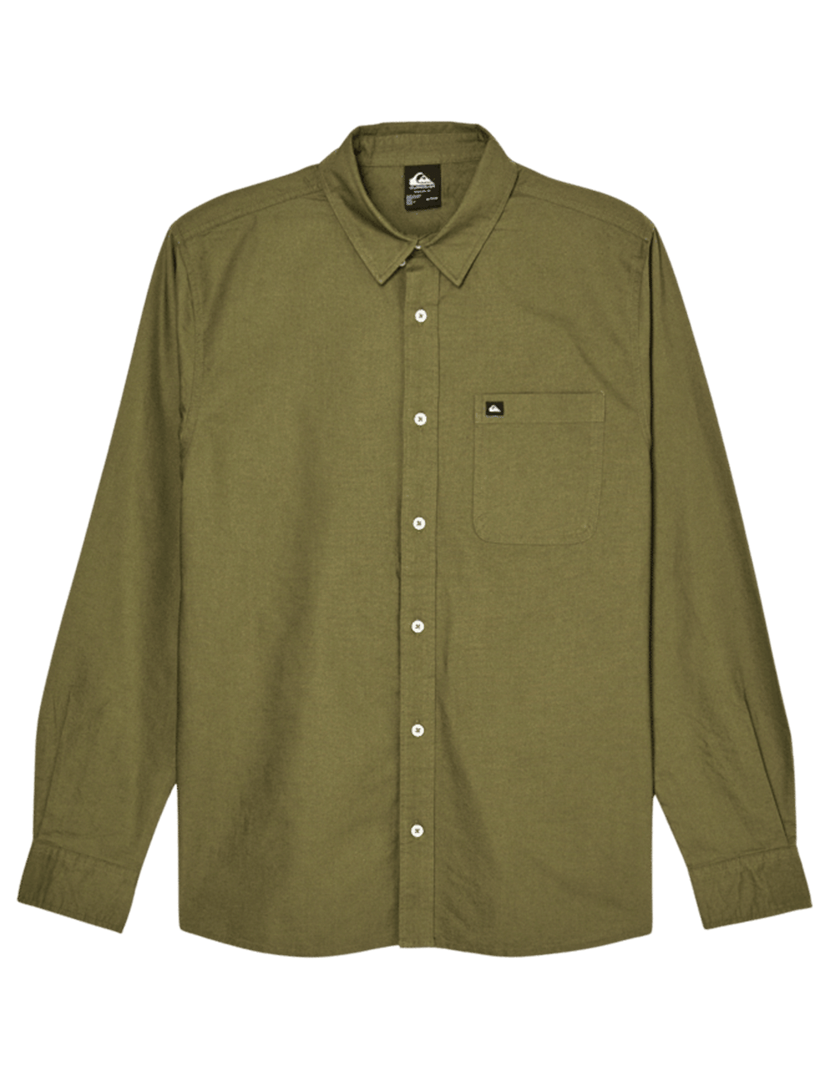 Camisa de manga comprida Smoke Trail Oxford Verde