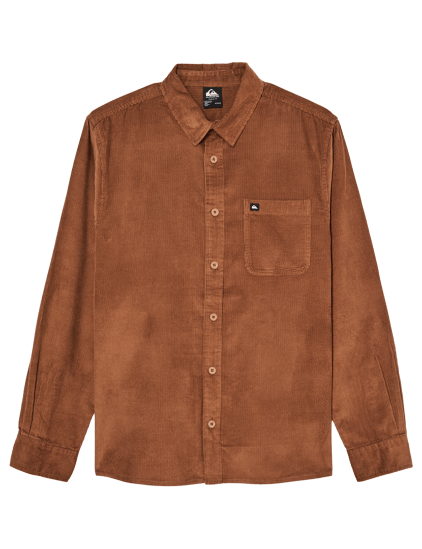 Camisa de bombarzina Smoke Trail Cord Castanho