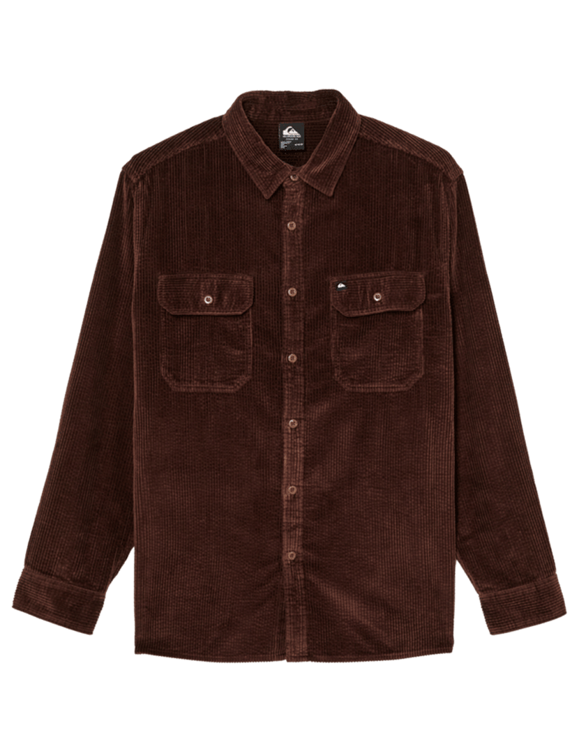 Camisa de bombazina Venture Cord Castanho