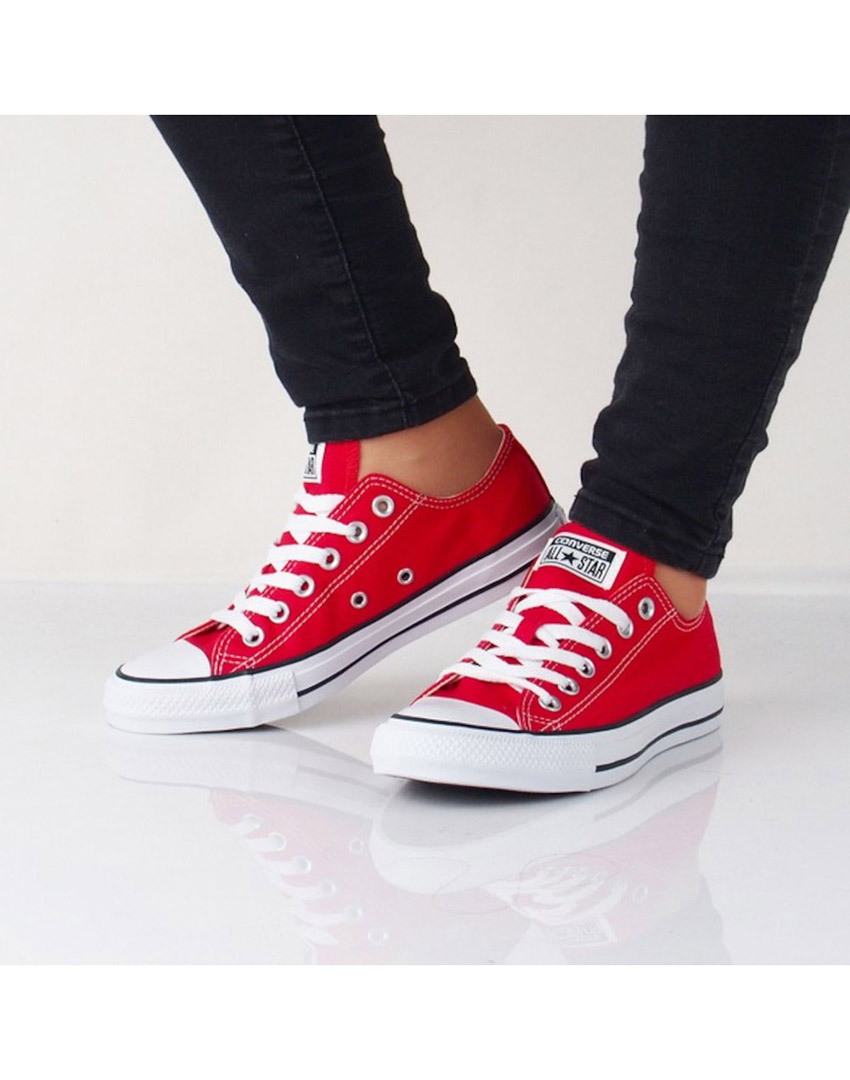 All Star Ox Low Vermelho