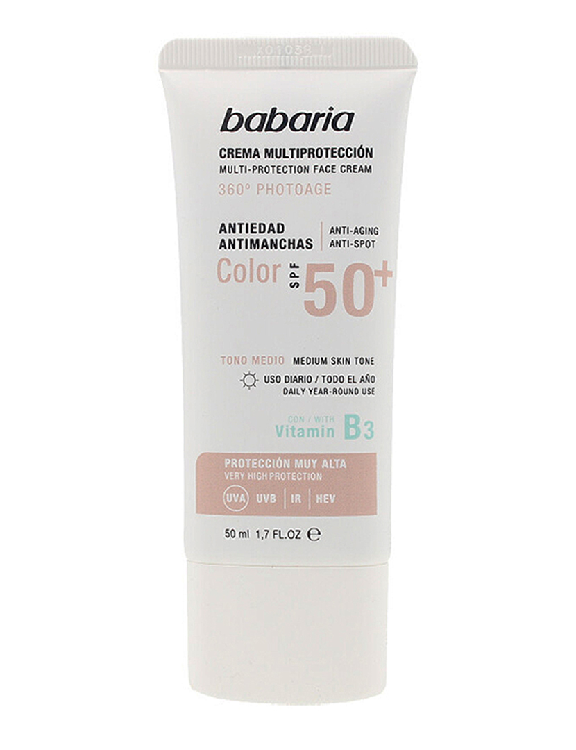 Creme Multiproteção Anti-idade e Antimanchas com Cor FPS50+