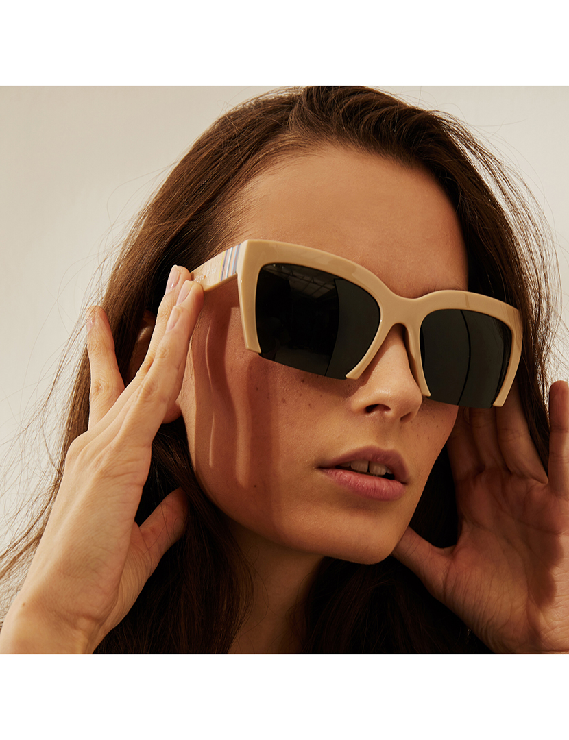 Óculos de sol Feminino Bege