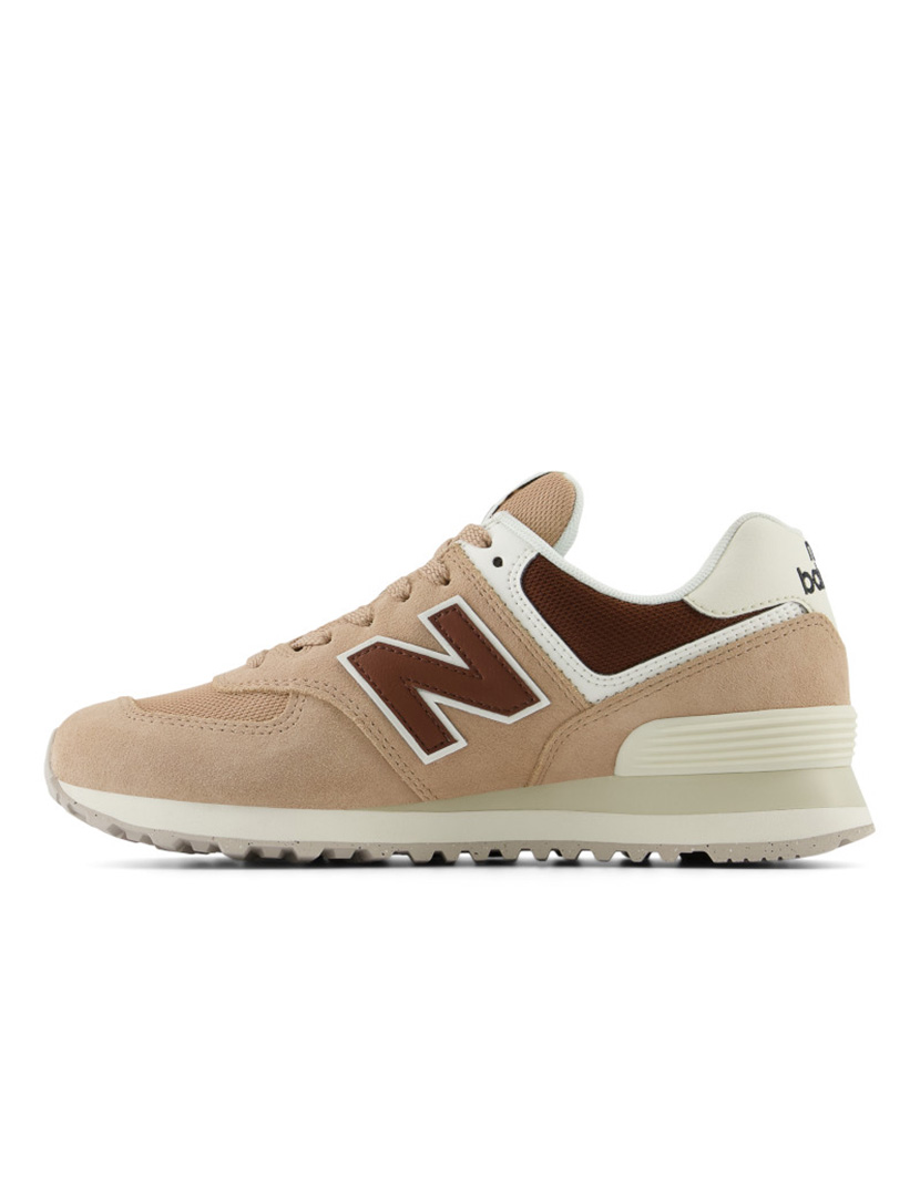 Ténis New Balance 574 Flat Taupe