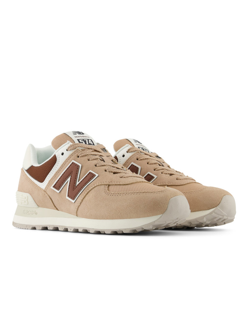 Ténis New Balance 574 Flat Taupe