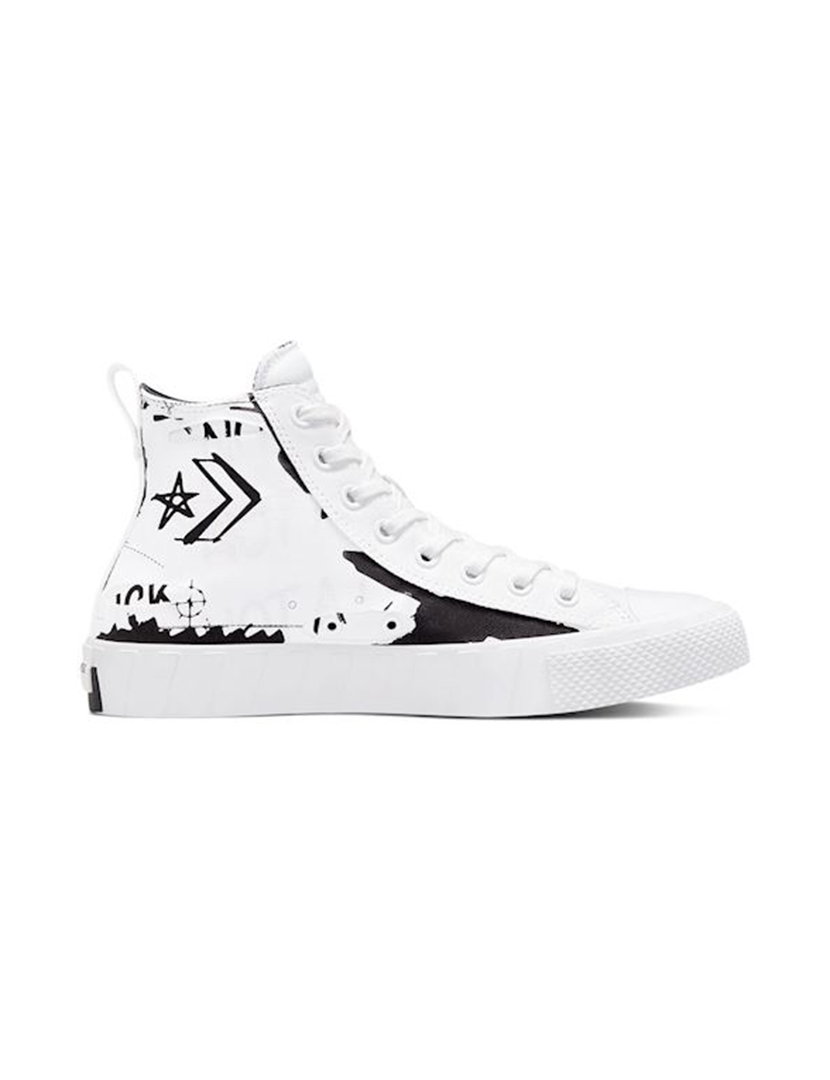 Converse UNT1TL3D Script Print White