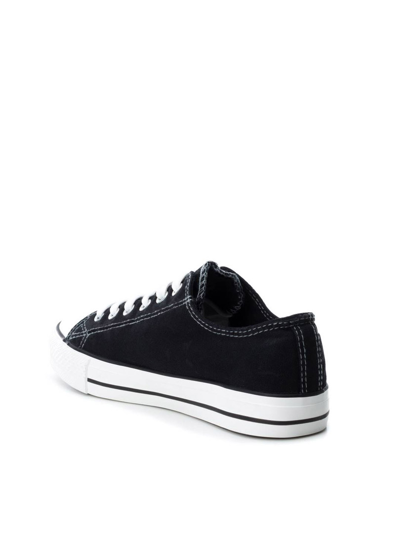 Ténis Senhora Lona Preto