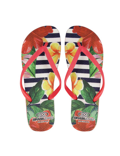 Chinelos Senhora Printed Alegria Laranja Laranja