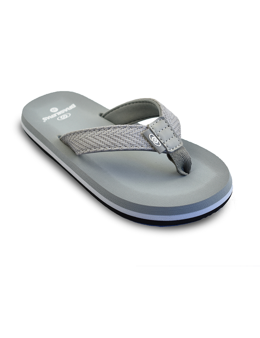  Chinelos Puff Criança Cinza Multicor