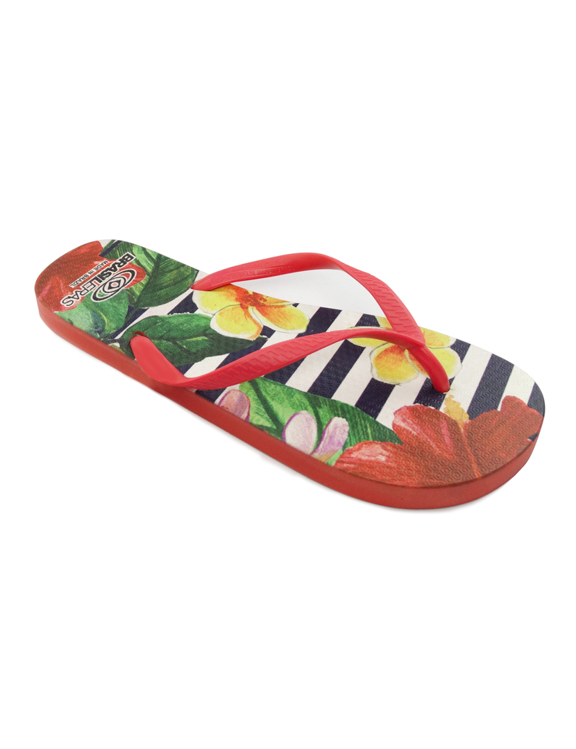 Chinelos Senhora Printed Alegria Laranja Laranja